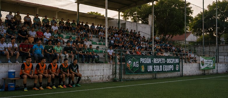 Tribuna llena durante un partido